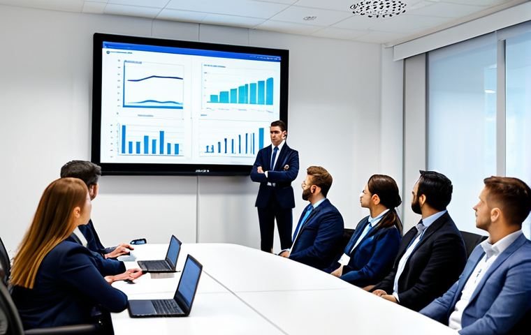 물류정보관리사 자격증 시험장에서의 주의사항 - Warehouse Efficiency**

"A well-organized warehouse scene with workers using forklifts to move palle...