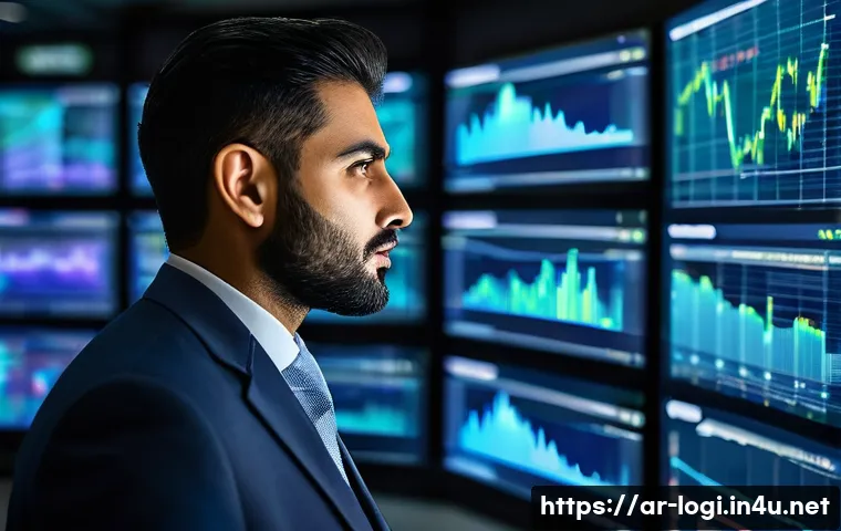 물류정보관리사 자격증으로 성공하는 방법 - Prompt 1:** A professional, focused Arab male Logistics Information Manager in his late 30s, dressed...