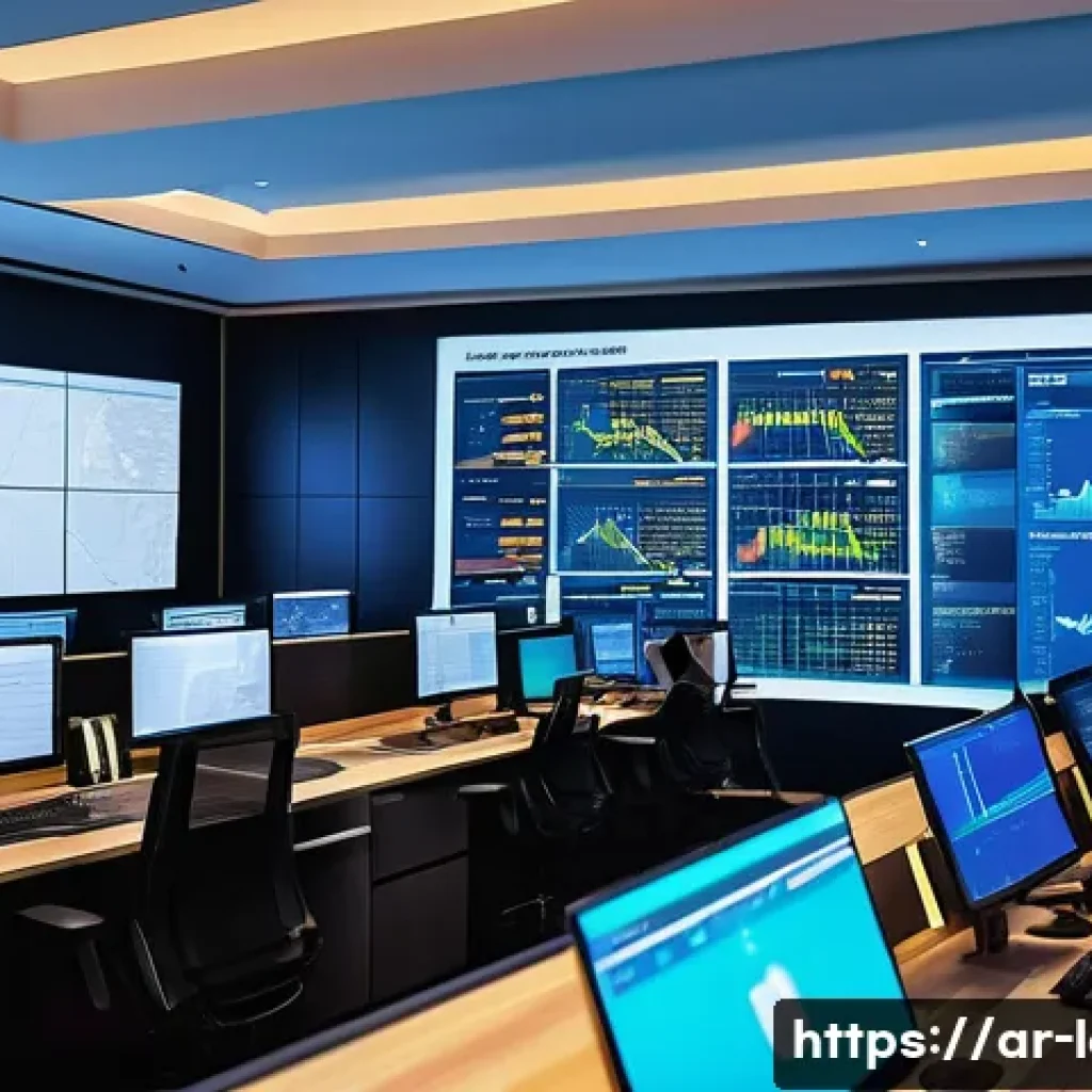 물류정보관리사 자격증과 데이터 분석 능력 - A modern logistics control room in a Middle Eastern corporate office, featuring diverse professional...
